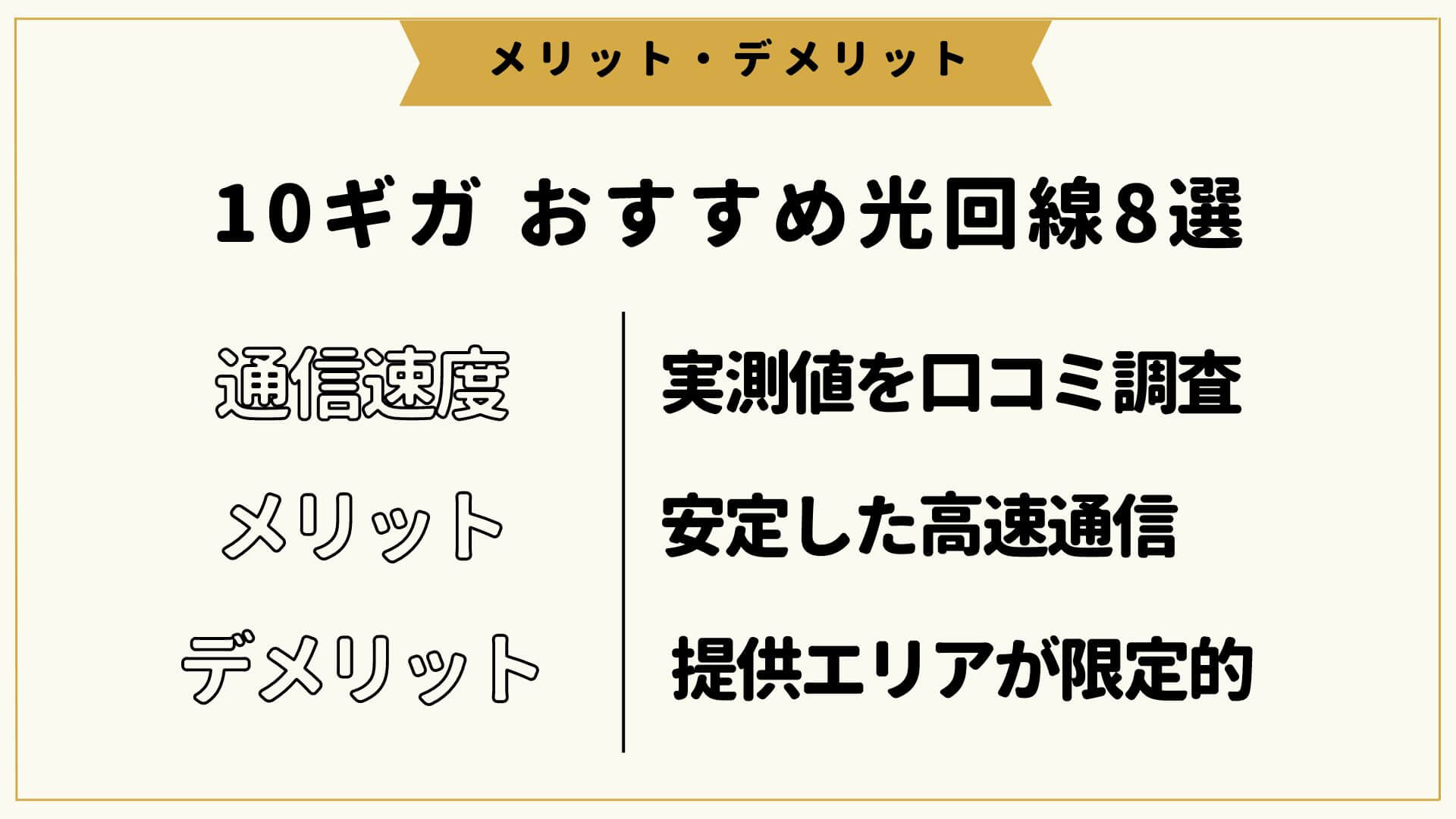 10ギガのデメリットは？